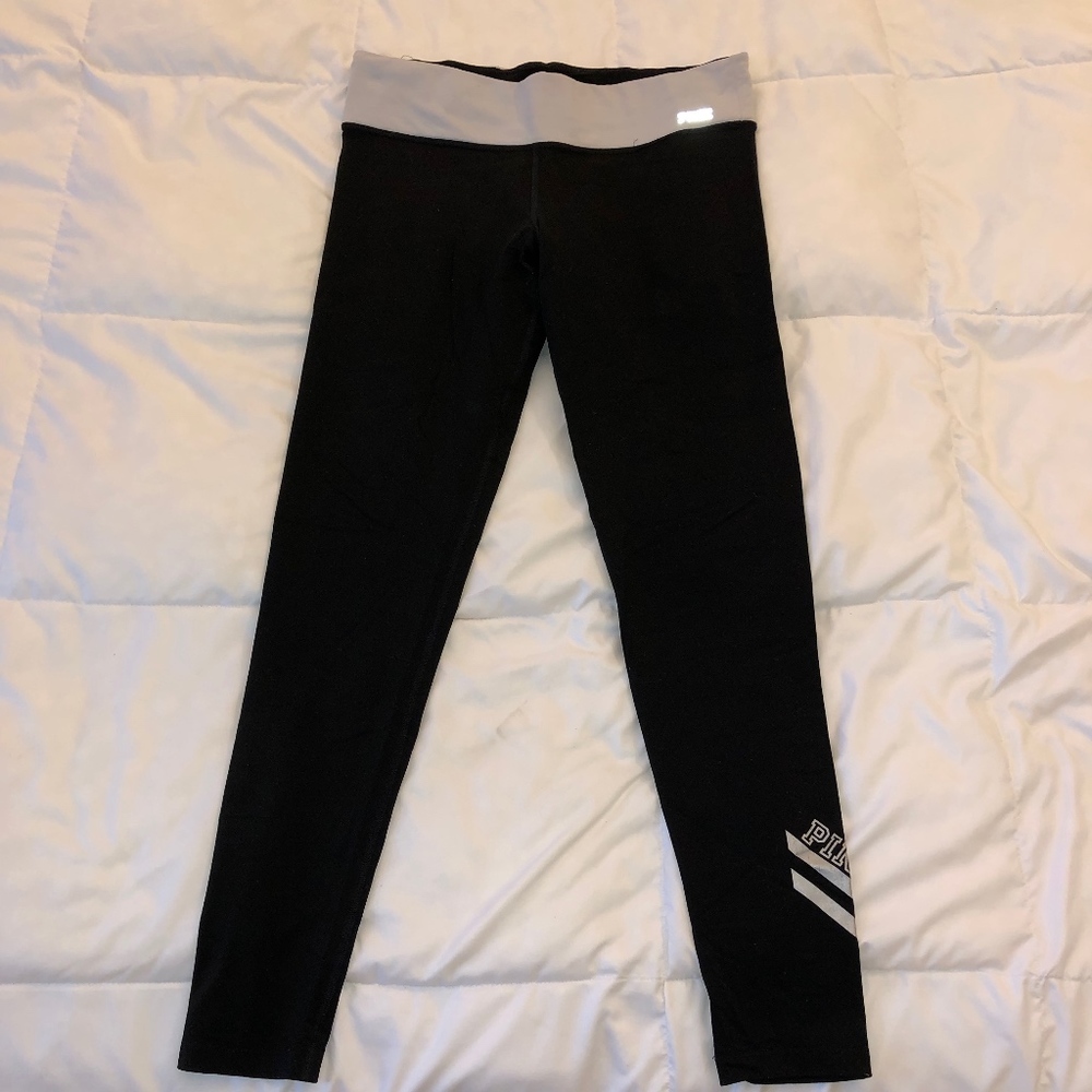 PINK reversible yoga leggings